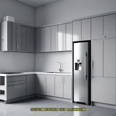 design kitchen set aluminium